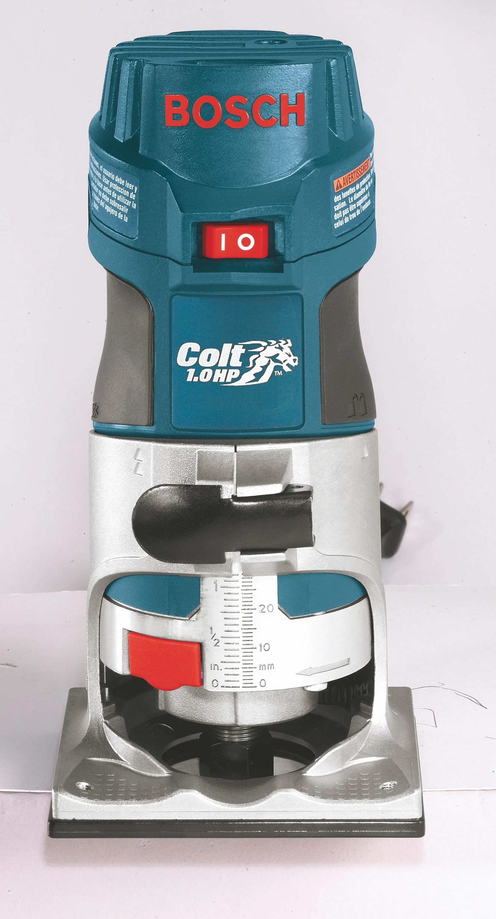 Bosch Colt 1/4-in 1-HP Variable Speed Fixed Corded Palm Router, PR20EVS - Image 7