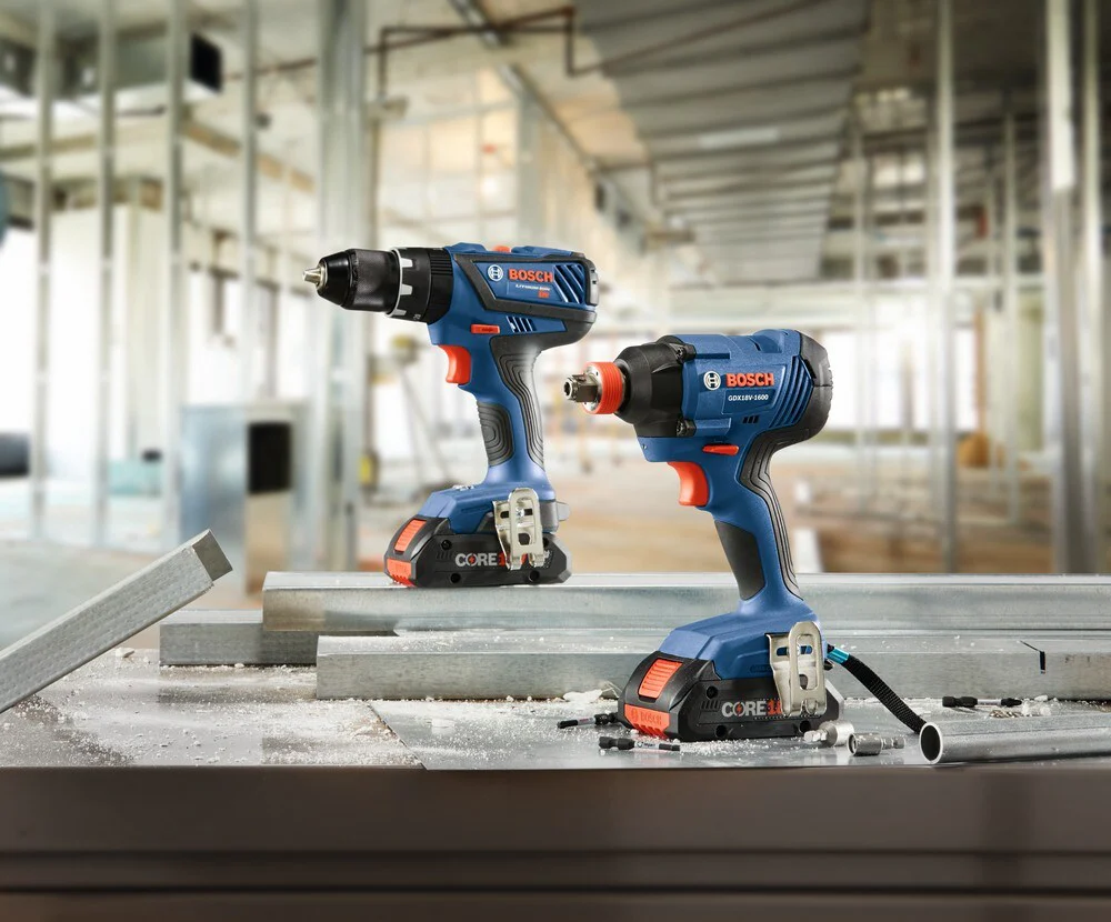 Bosch CORE18V 2-Tool 18-Volt Power Tool Combo Kit with Soft Case, Charger and 3 Batteries - Image 7