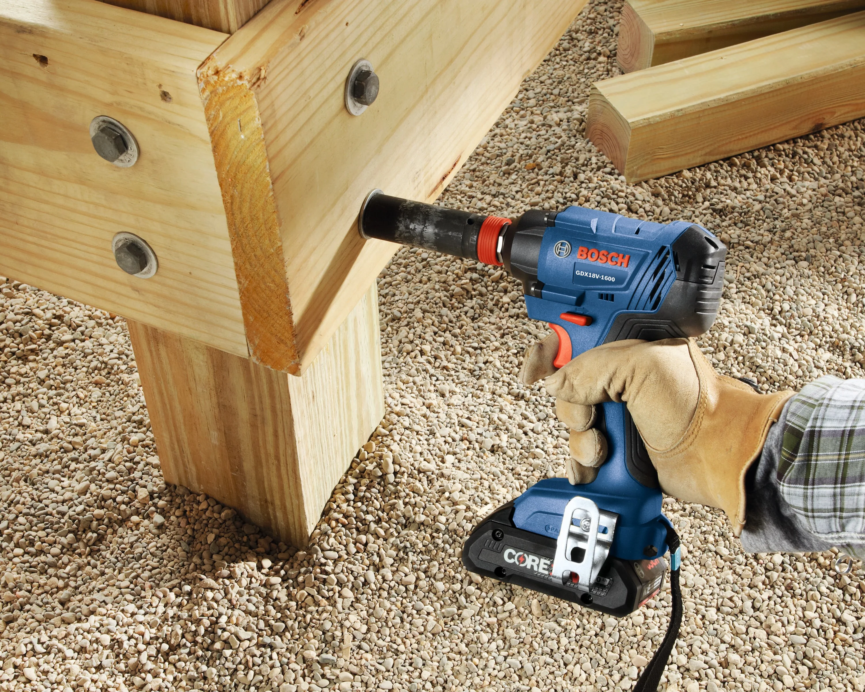 Bosch CORE18V 2-Tool 18-Volt Power Tool Combo Kit with Soft Case, Charger and 3 Batteries - Image 8