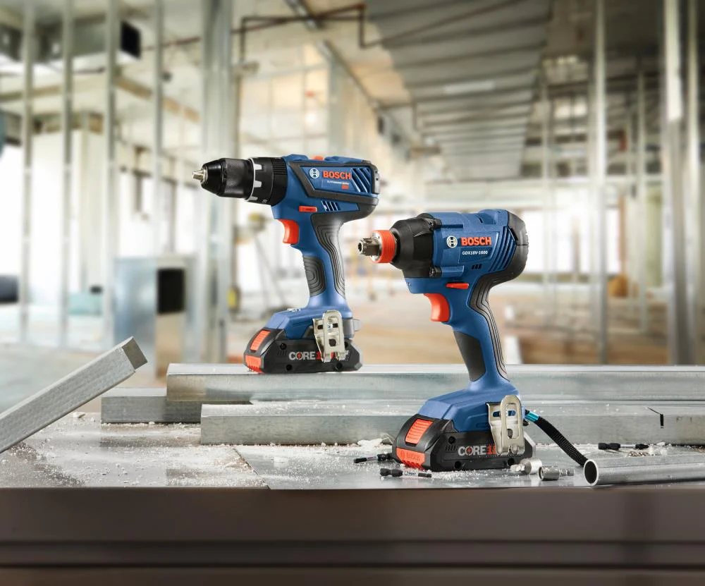 Bosch Core18V 2-Tool Cordless Combo Kit with Soft Case, Charger and (2) 4.0Ah Batteries - Image 6