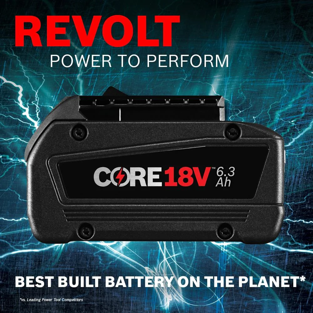 Bosch CORE18V 6.3Ah Lithium-Ion Power Tool Battery, 18-Volt (1-Pack) - Image 3