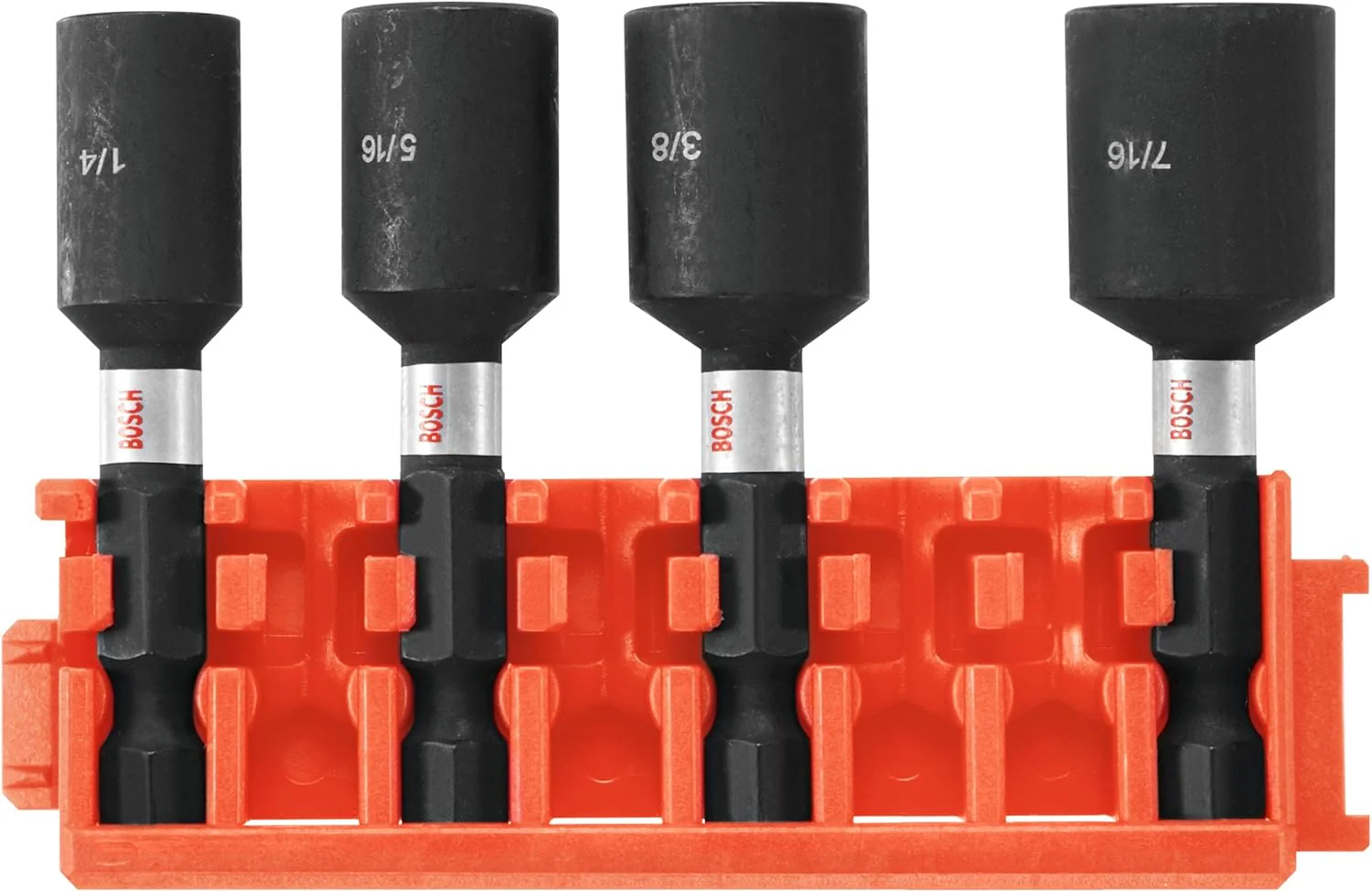 Bosch Custom Case 4-Piece 1/4-in x 1-7/8-in Nutsetter Impact Driver Bit Set
