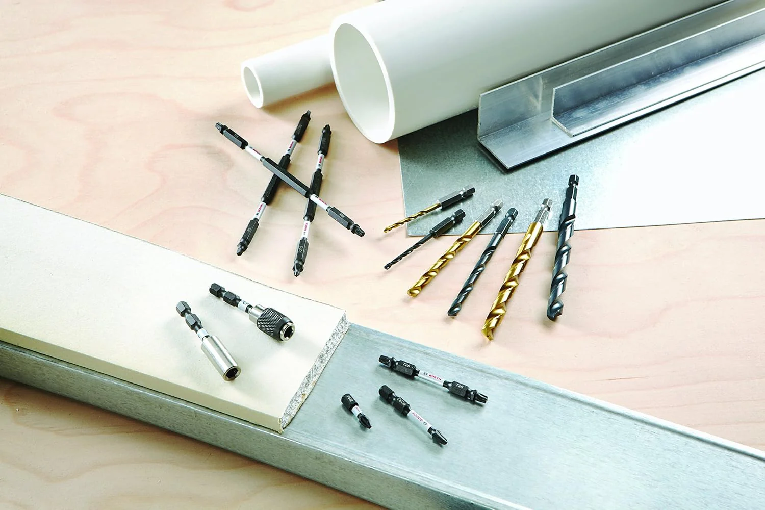 Bosch Custom Case 4-Piece 1/4-in x 1-7/8-in Nutsetter Impact Driver Bit Set - Image 3