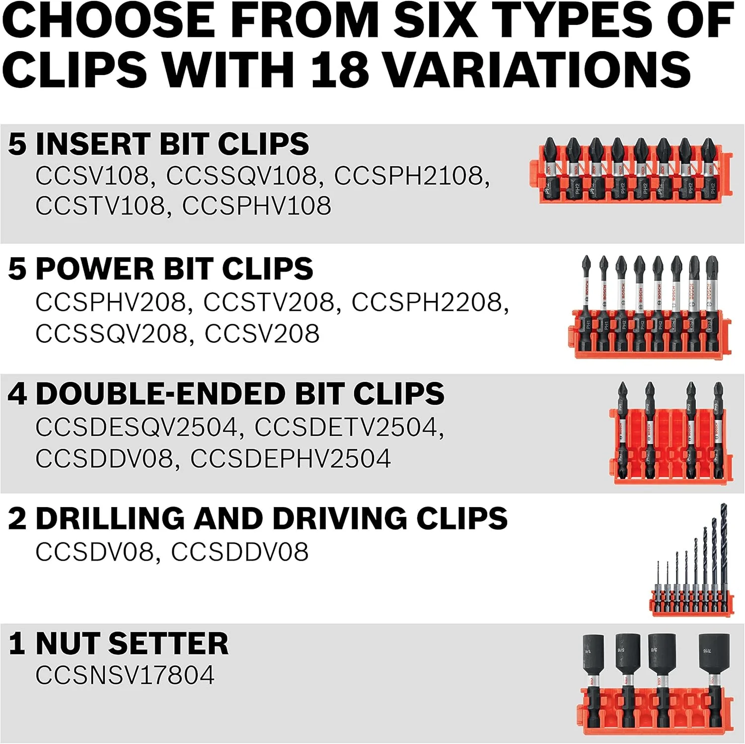 Bosch Custom Case 4-Piece 1/4-in x 1-7/8-in Nutsetter Impact Driver Bit Set - Image 7