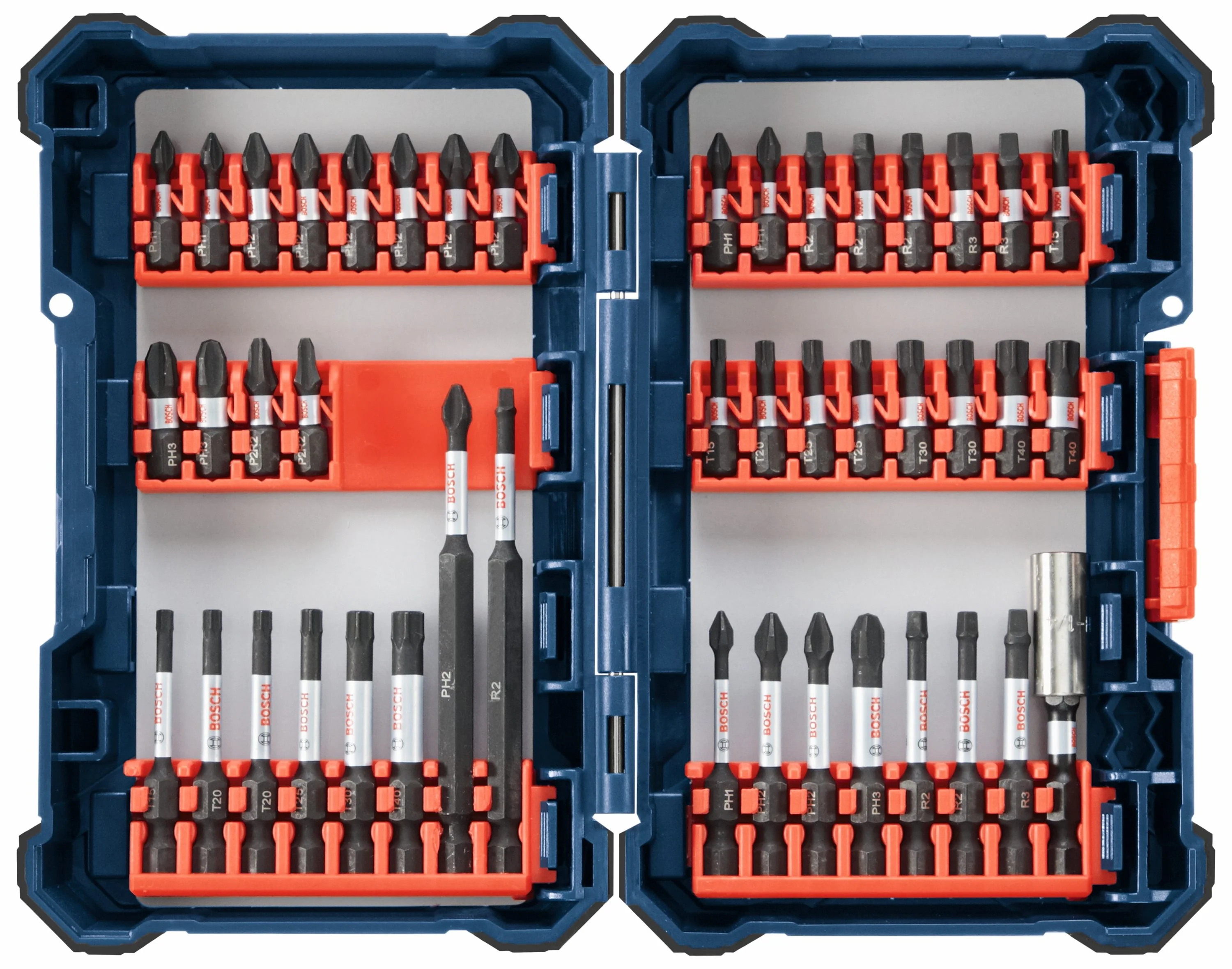 Bosch Custom Case 44-Piece 1/4-in Impact Driver Bit Set