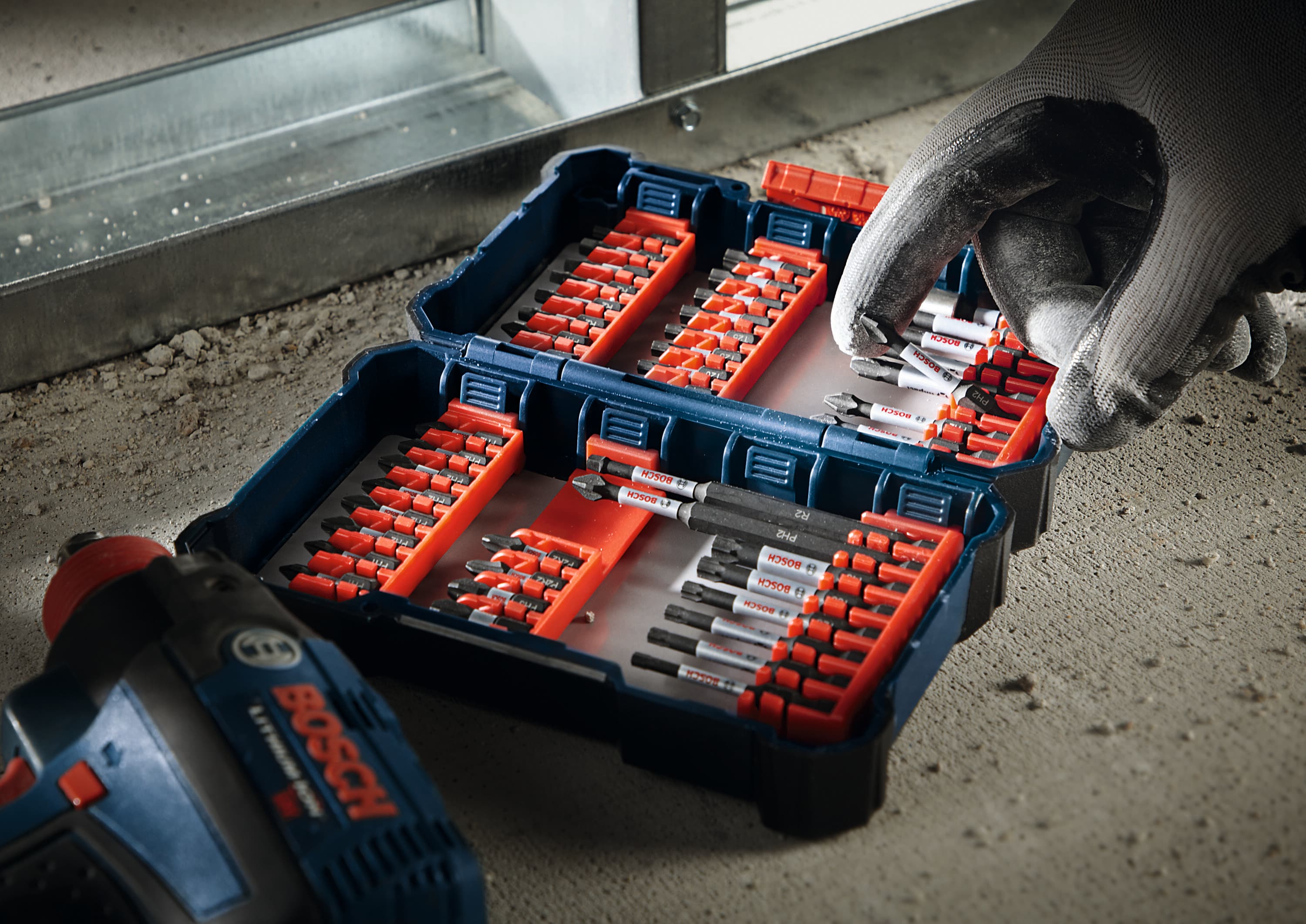 Bosch Custom Case 44-Piece 1/4-in Impact Driver Bit Set - Image 6