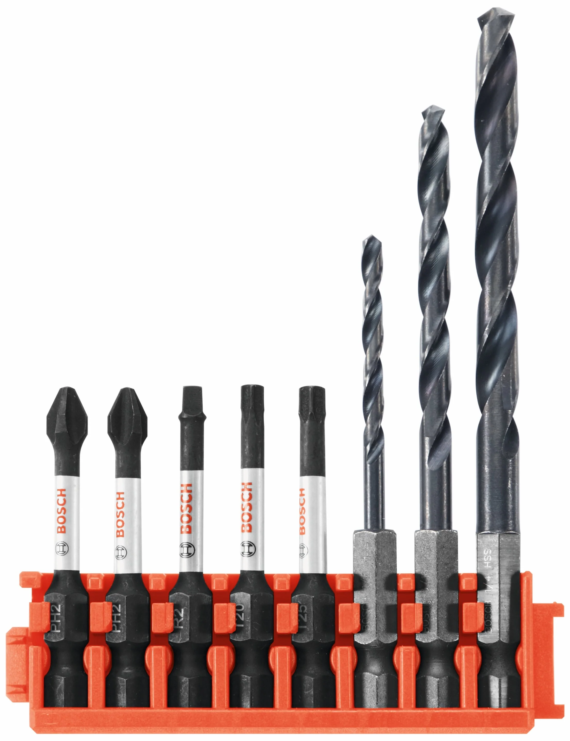 Bosch Custom Case 8-Piece 1/4-in x 2-in Impact Driver Bit Set