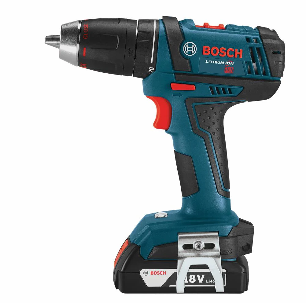 Bosch DDB181-02 18-Volt 1/2-in Cordless Drill/Driver Kit with Charger and 2 Batteries (Soft Bag) - Image 2