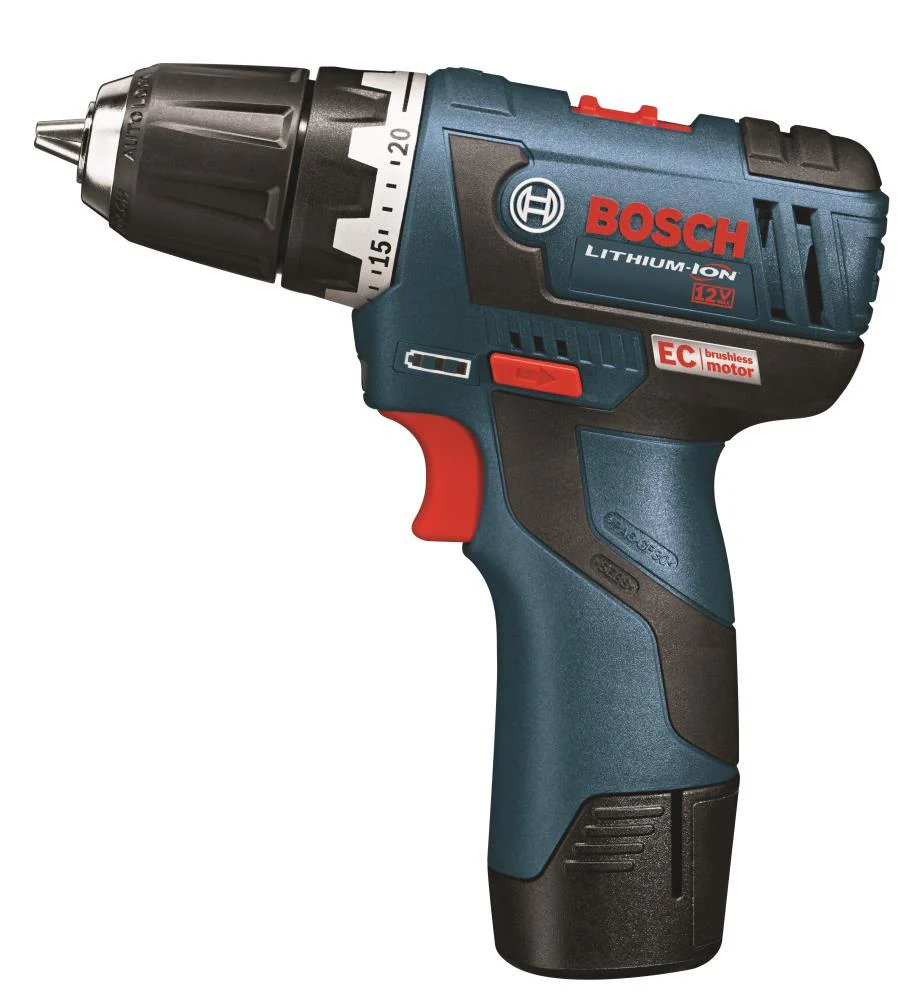 Bosch EC Brushless 12-Volt Max 3/8-in Brushless Cordless Drill/Driver Kit, PS32-02 (Charger and 2 Batteries Included) - Image 4