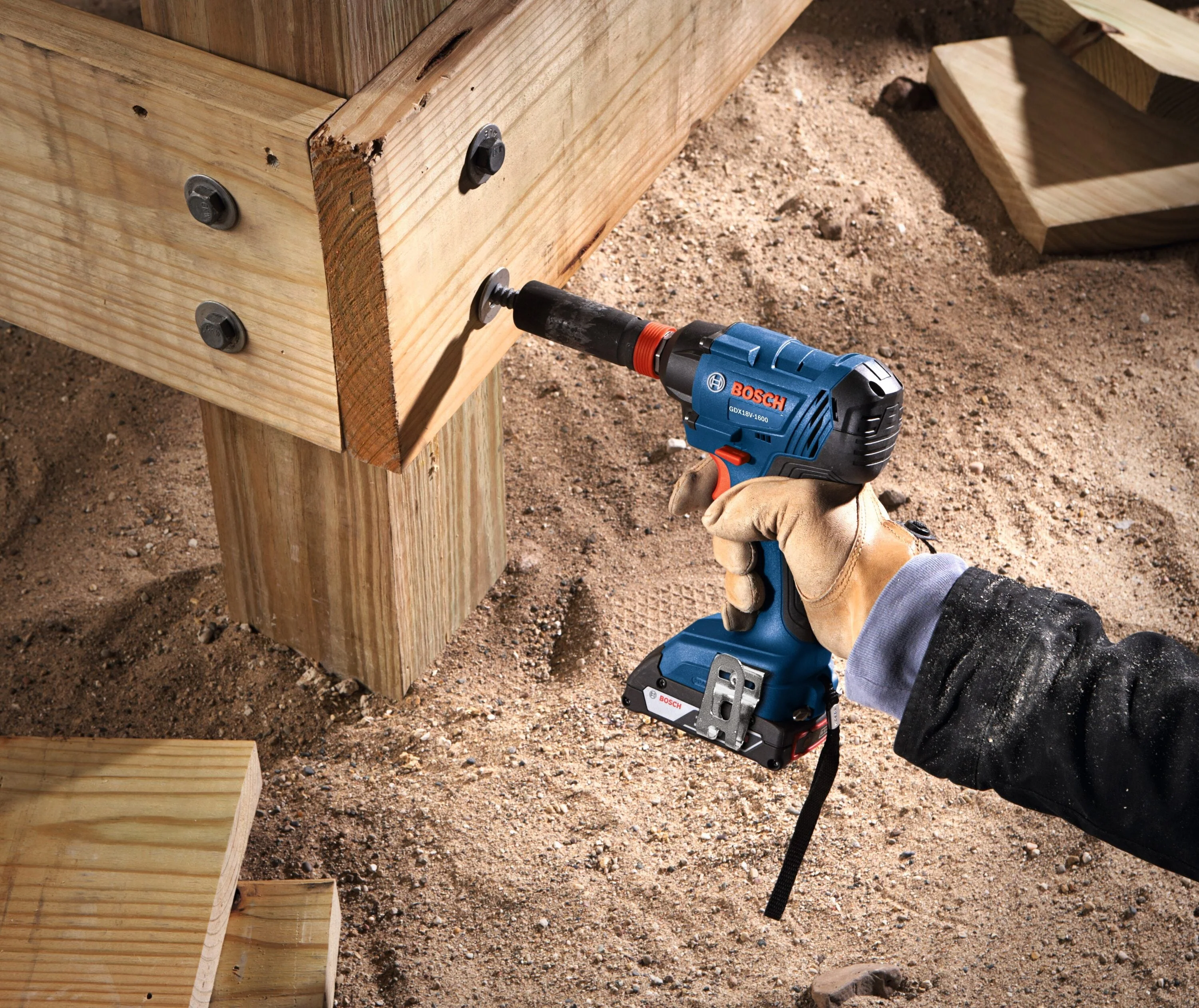 Bosch Freak 18-Volt 1/4-in & 1/2-in Two-in-One Cordless Impact Driver Kit (1 Battery, Charger, Bag) - Image 6