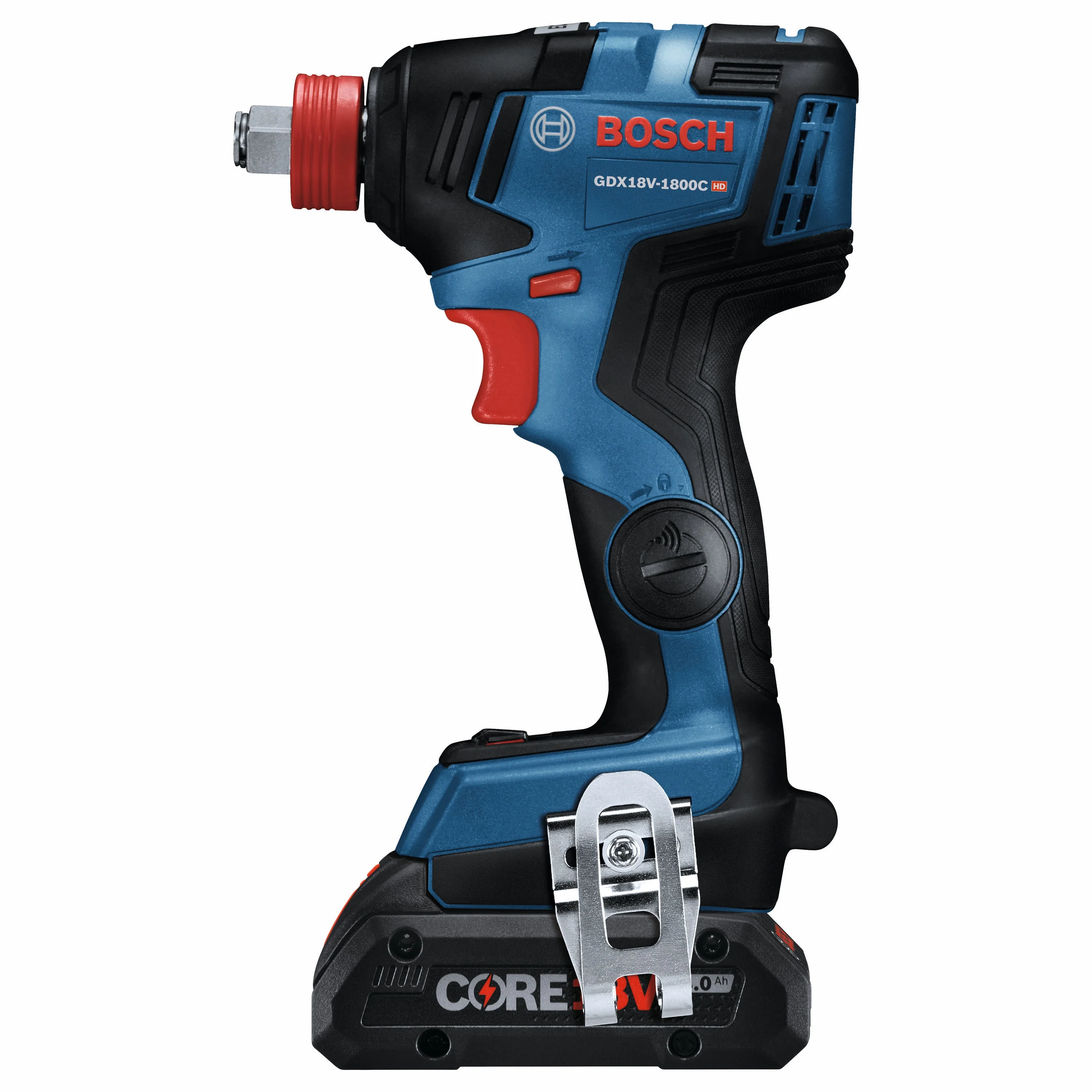 Bosch Freak CORE18V 1/2-in Two-In-One Brushless Cordless Impact Driver/Wrench Kit, Variable Speed, 4.0Ah Battery, Charger & Bag - Image 4