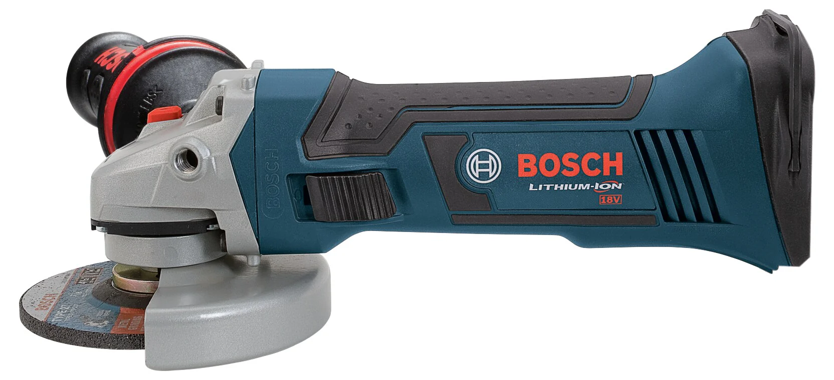 Bosch GWS18V-45 4.5-in 18-Volt Sliding Switch Cordless Angle Grinder (Tool Only) - Image 7
