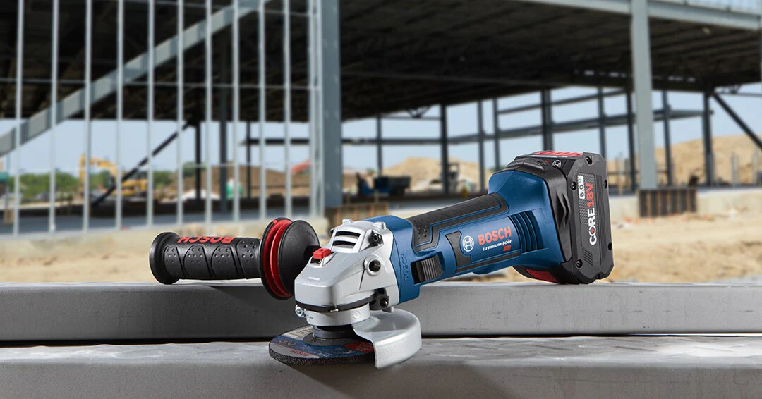 Bosch GWS18V-45 4.5-in 18-Volt Sliding Switch Cordless Angle Grinder (Tool Only) - Image 8