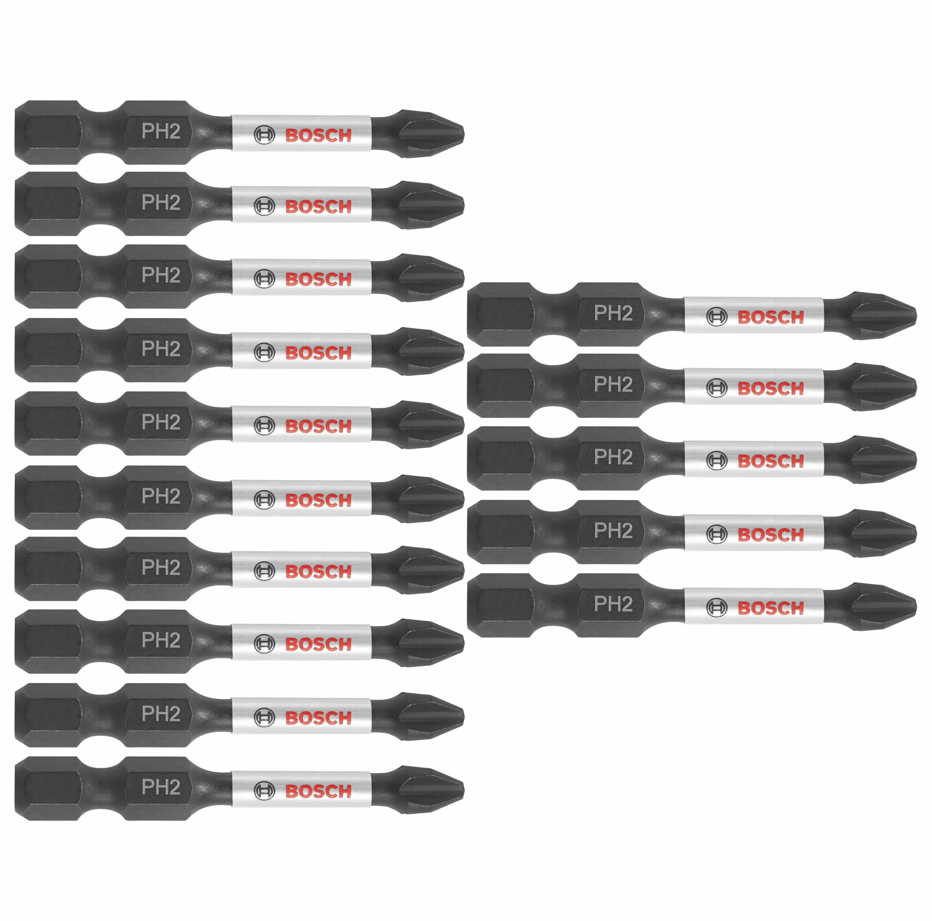 Bosch Impact Tough 15-Piece 1/4-in x 2-in Phillips Impact Driver Bit Set