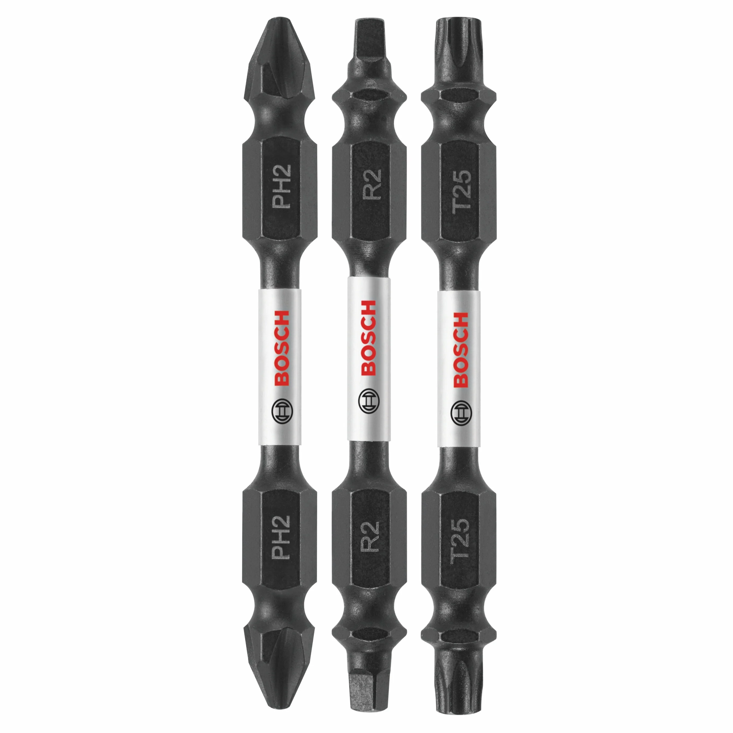 Bosch Impact Tough 3-Piece 1/4-in x 2-1/2-in Double-Ended Impact Driver Bit Set