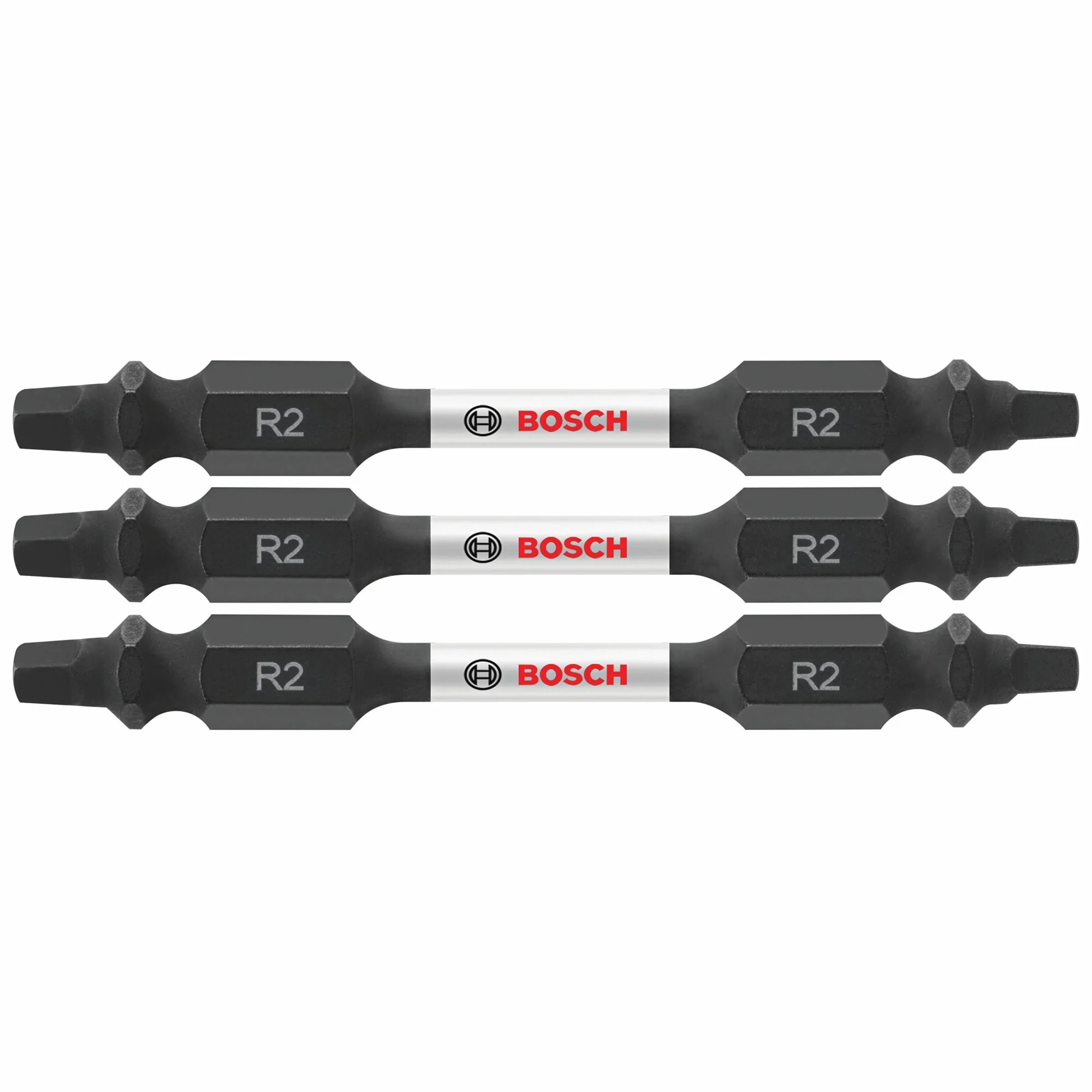 Bosch Impact Tough 3-Piece 1/4-in x 2-1/2-in Square/Robertson Impact Driver Bit