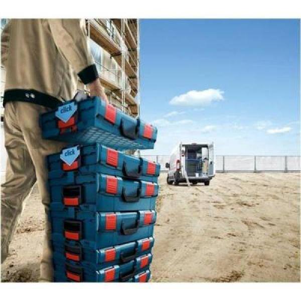 Bosch L-BOXX-3 17.5 in. L x 14 in. W x 10 in. H Stackable Medium Tool Storage Hard Case - Image 2