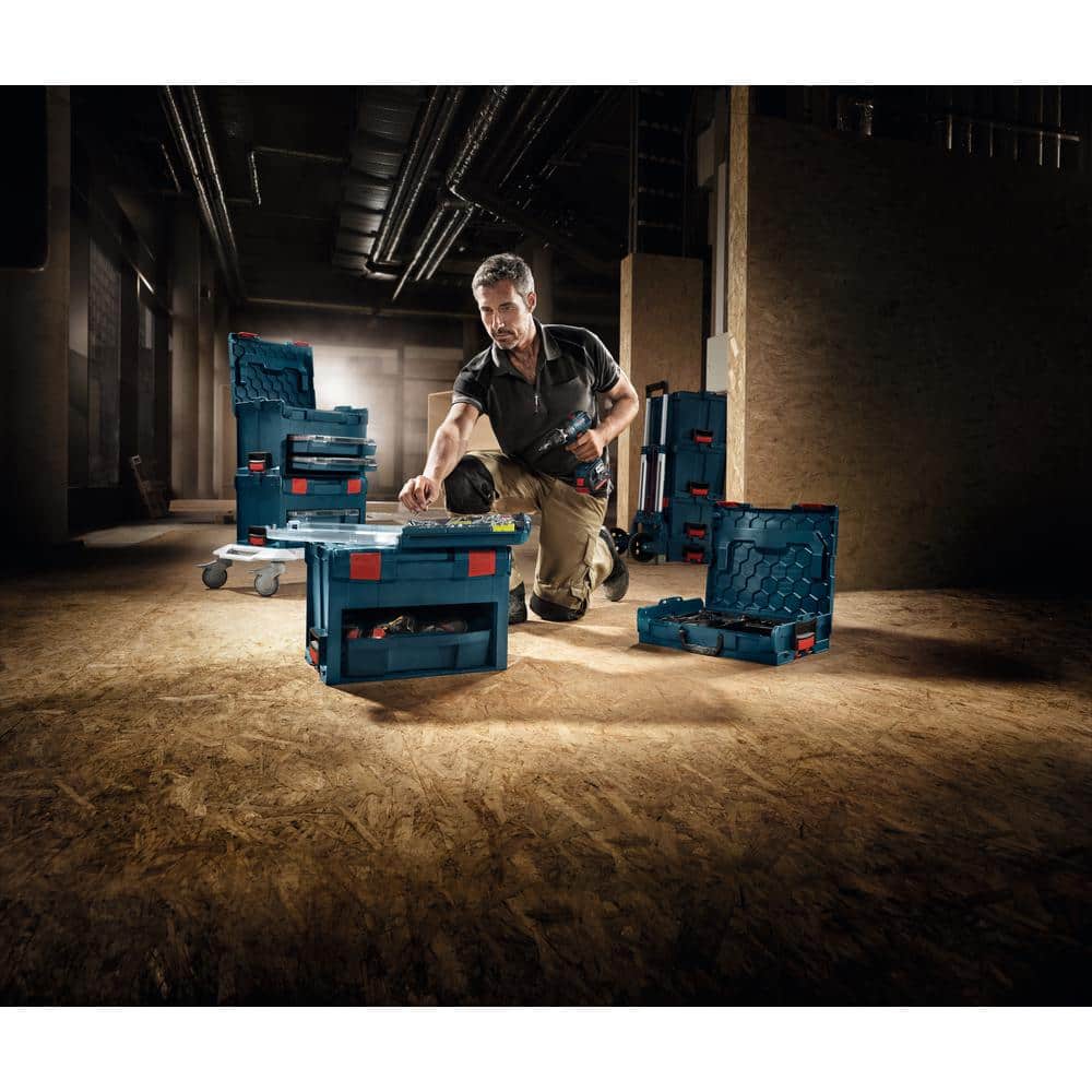 Bosch L-BOXX-3 17.5 in. L x 14 in. W x 10 in. H Stackable Medium Tool Storage Hard Case - Image 4