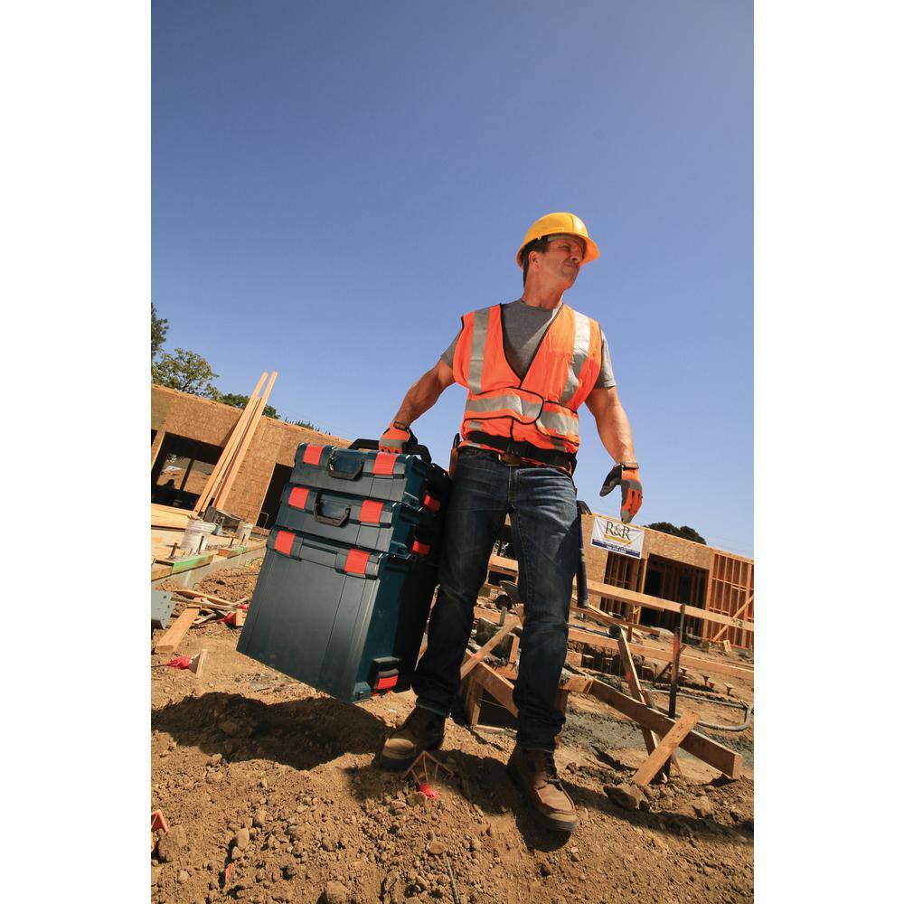 Bosch L-BOXX-3 17.5 in. L x 14 in. W x 10 in. H Stackable Medium Tool Storage Hard Case - Image 5