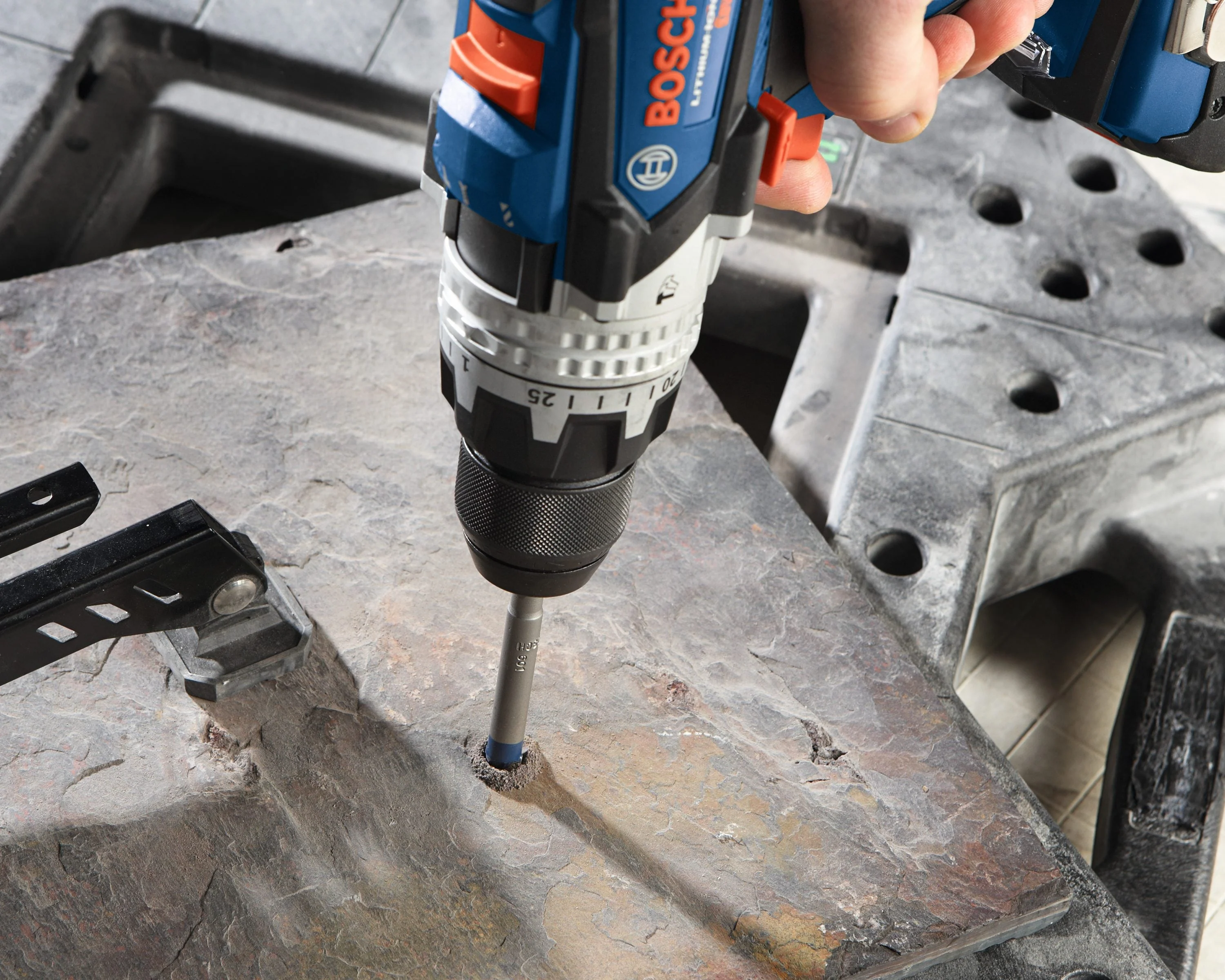 Bosch Natural Stone Tile 3/16-in x 2-in High-Speed Steel Masonry Drill Bit for Hammer Drill - Image 7