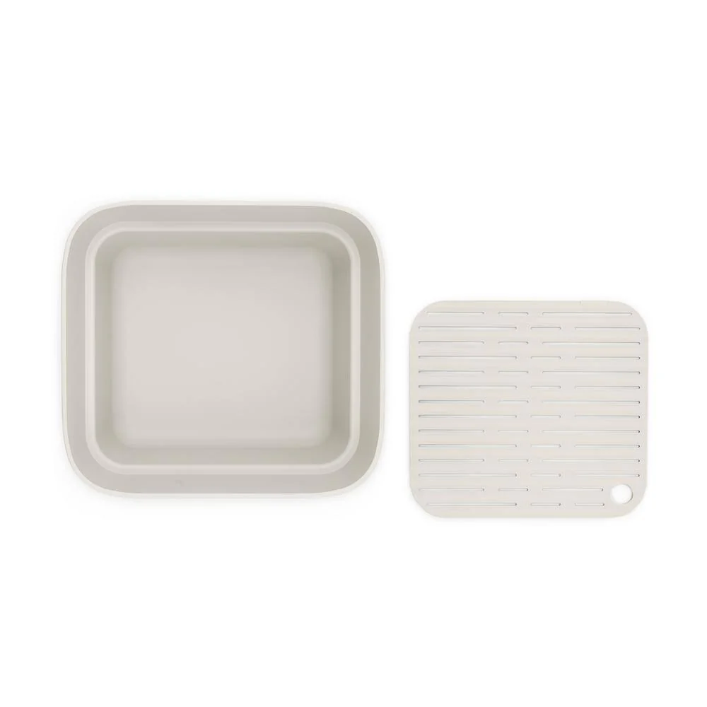 Brabantia SinkSide Dishwashing Tub with Drying Tray - Light Gray - Image 6