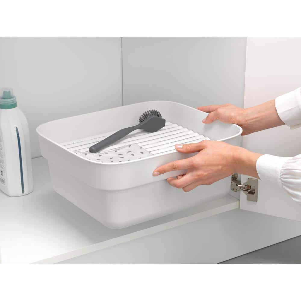 Brabantia SinkSide Dishwashing Tub with Drying Tray - Light Gray - Image 7