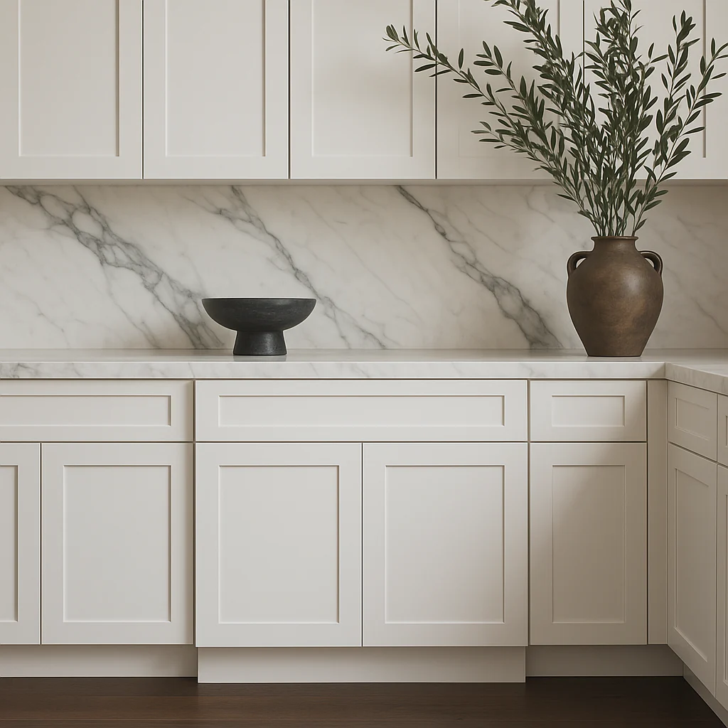 Bremen Cabinetry Shaker Base Cabinet with 2 Doors and 1 Drawer in White - Image 3