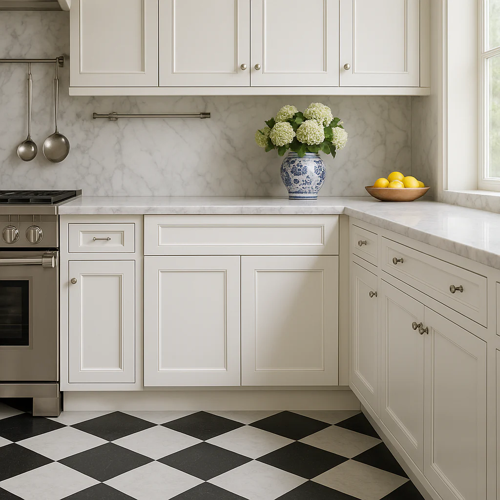 Bremen Cabinetry Shaker Base Cabinet with 2 Doors and 1 Drawer in White - Image 4