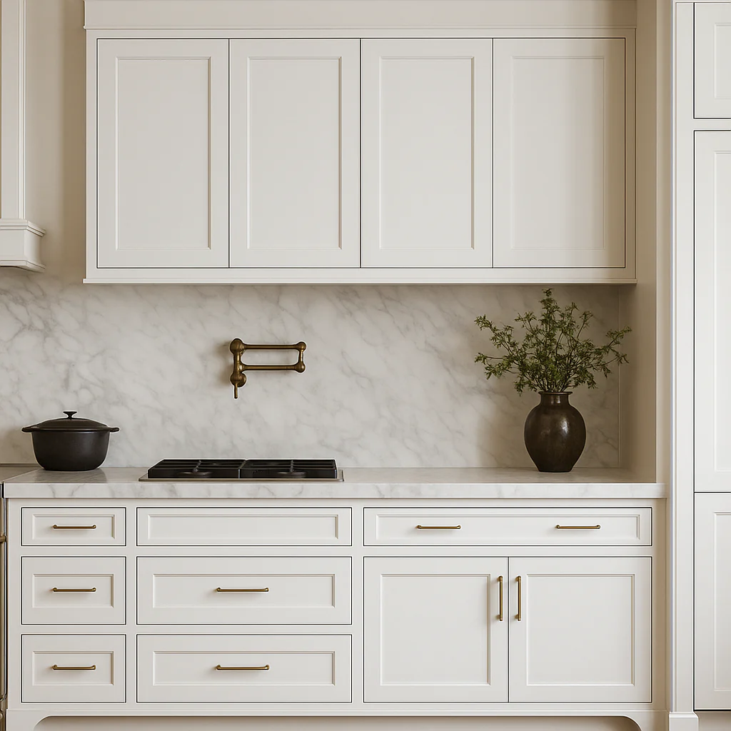 Bremen Cabinetry Shaker High Double Door Wall Cabinet, Ready to Assemble, White - Image 4