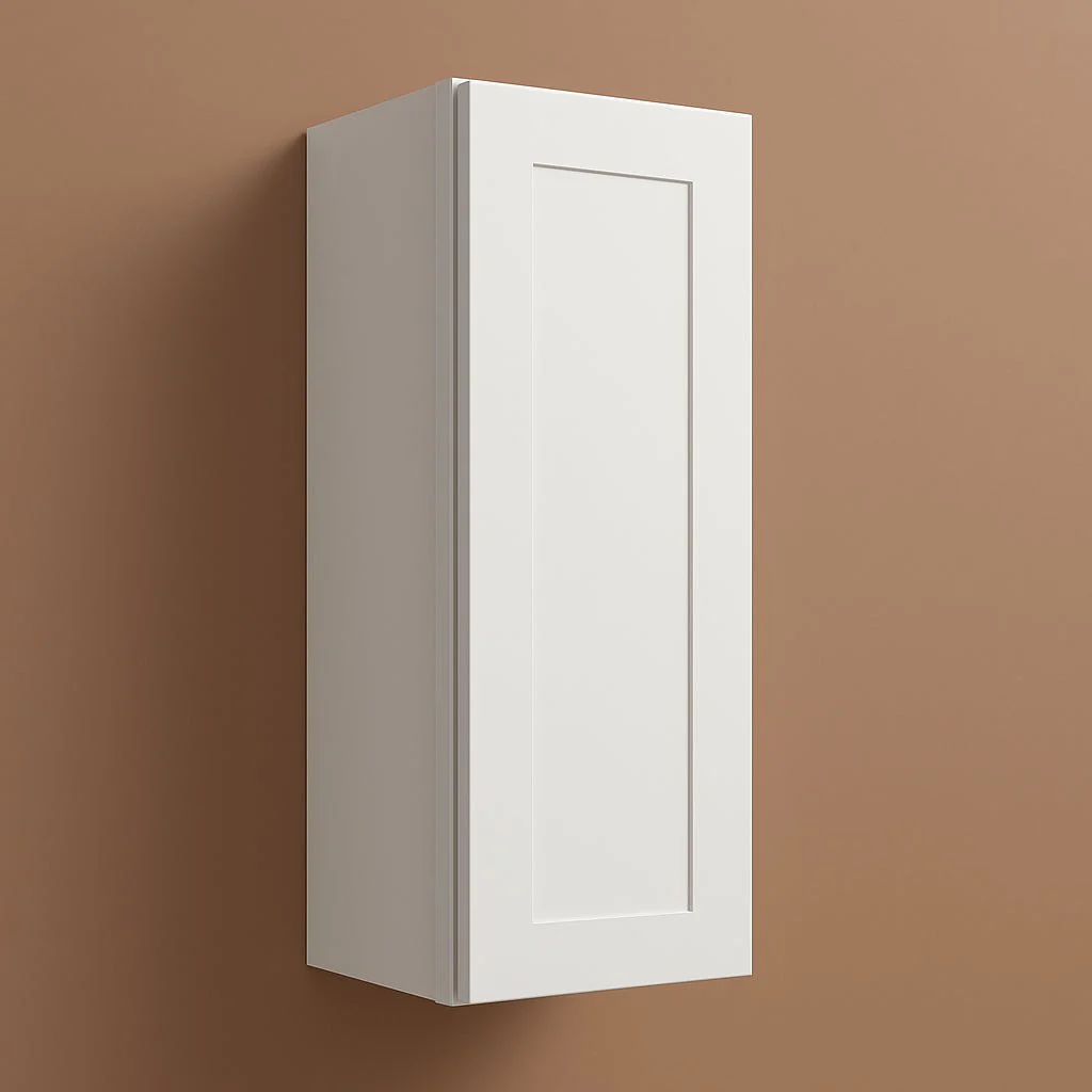 Bremen Cabinetry Shaker Wall Cabinet with Adjustable Shelves, White