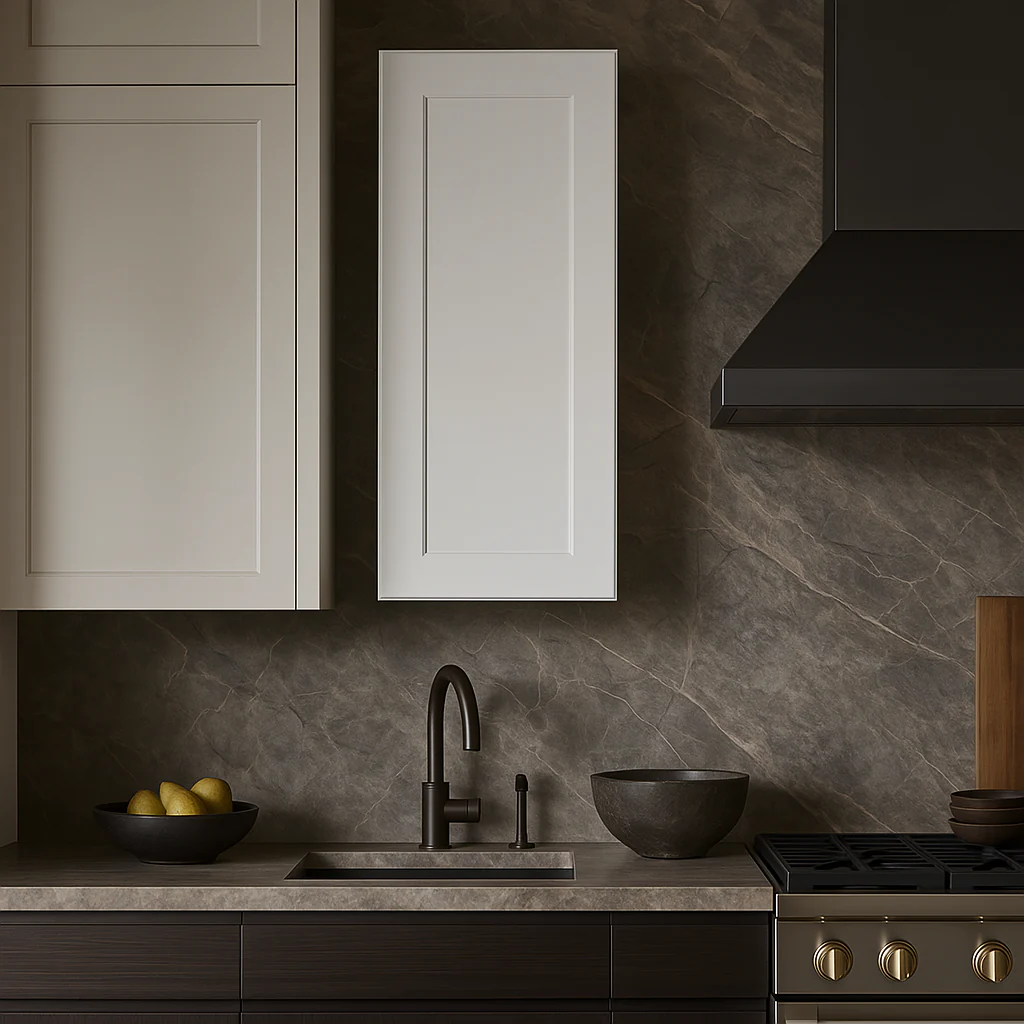 Bremen Cabinetry Shaker Wall Cabinet with Adjustable Shelves, White - Image 2