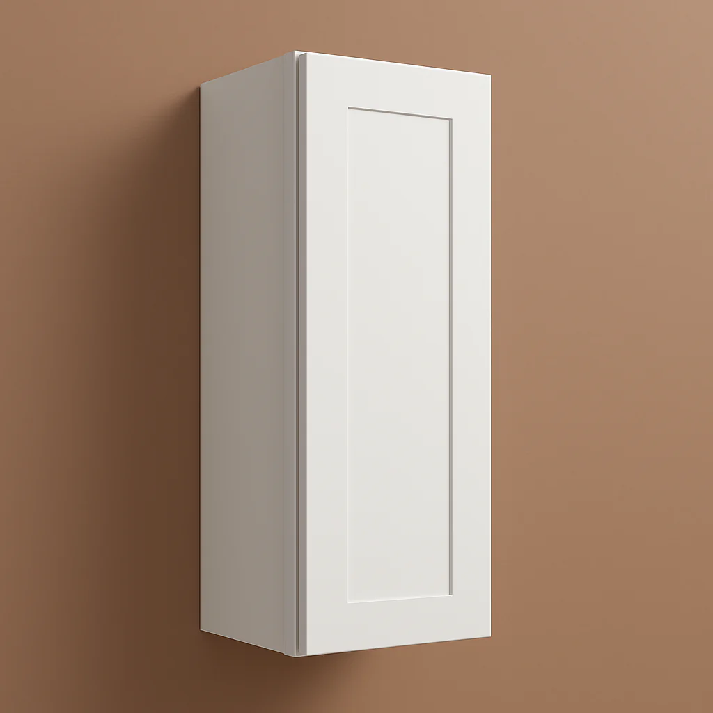 Bremen Cabinetry Shaker Wall Cabinet with Adjustable Shelves, White