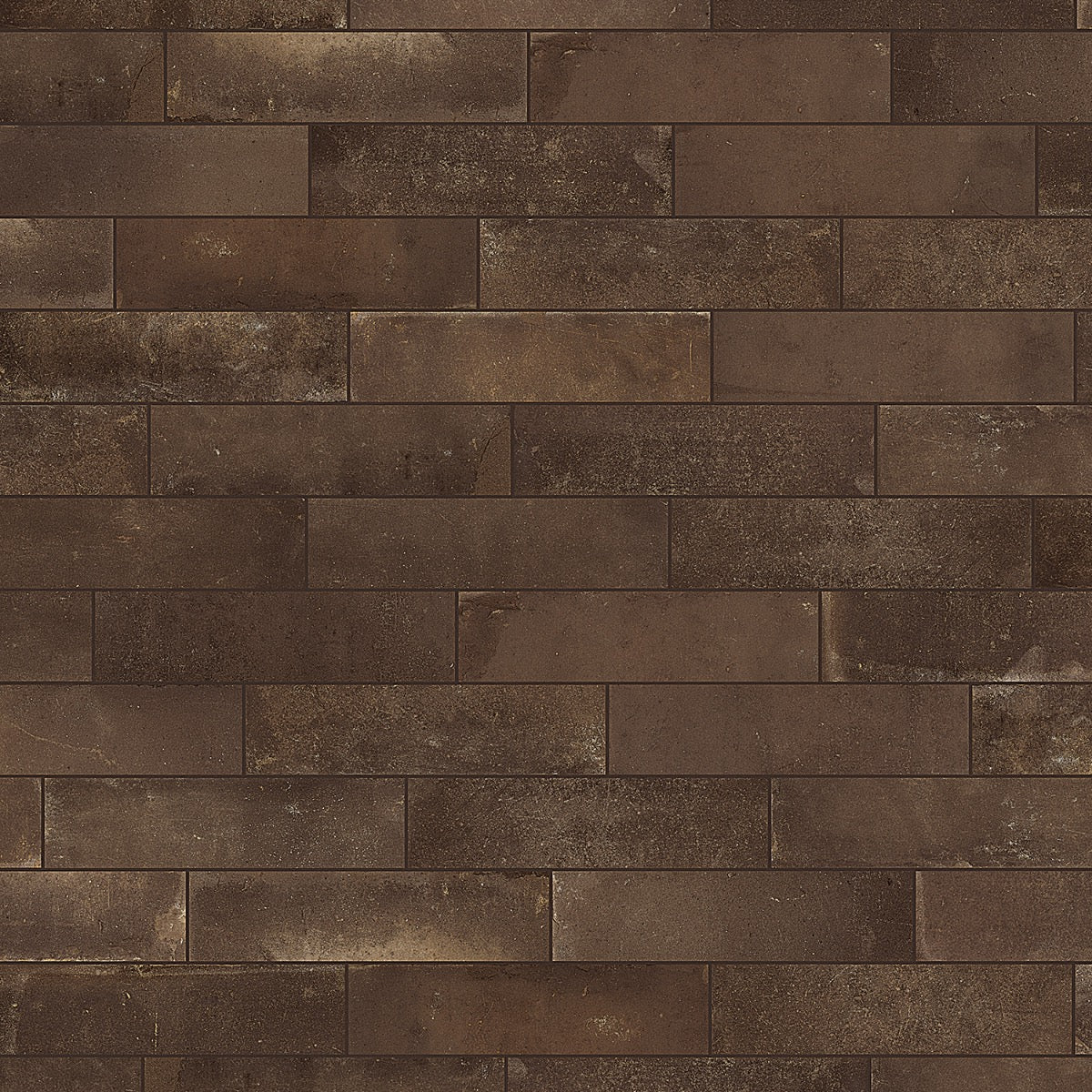 Brick Rustico Nero Brown 3x12 Matte Porcelain Subway Tile - Image 2