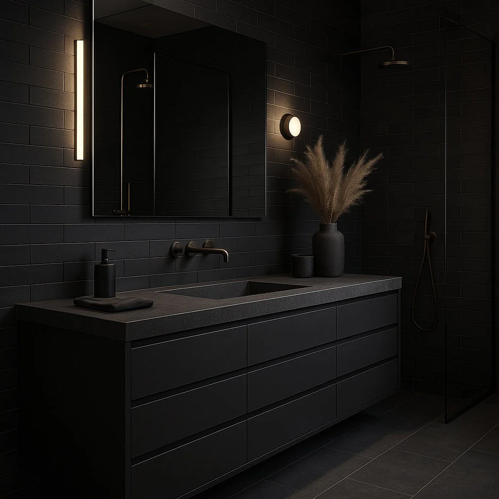 Brick Urbana Nero Black Matte Porcelain Subway Tile 3x12 - Image 8
