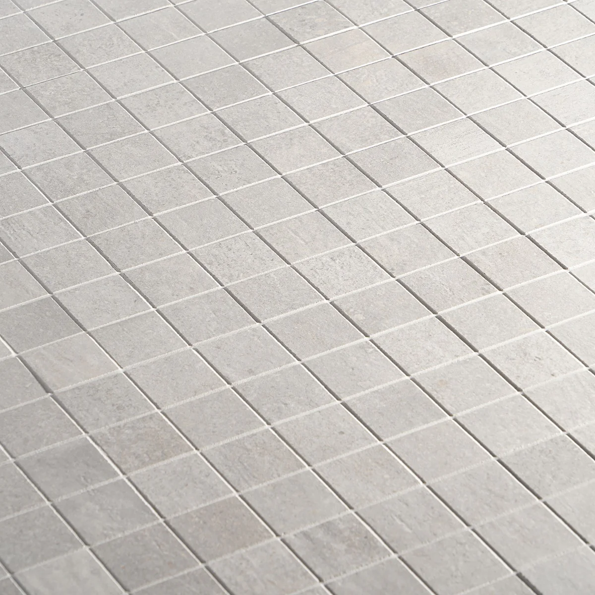 Bronx Argent Silver 2x2 Matte Porcelain Mosaic Tile - Durable Industrial Design - Image 3