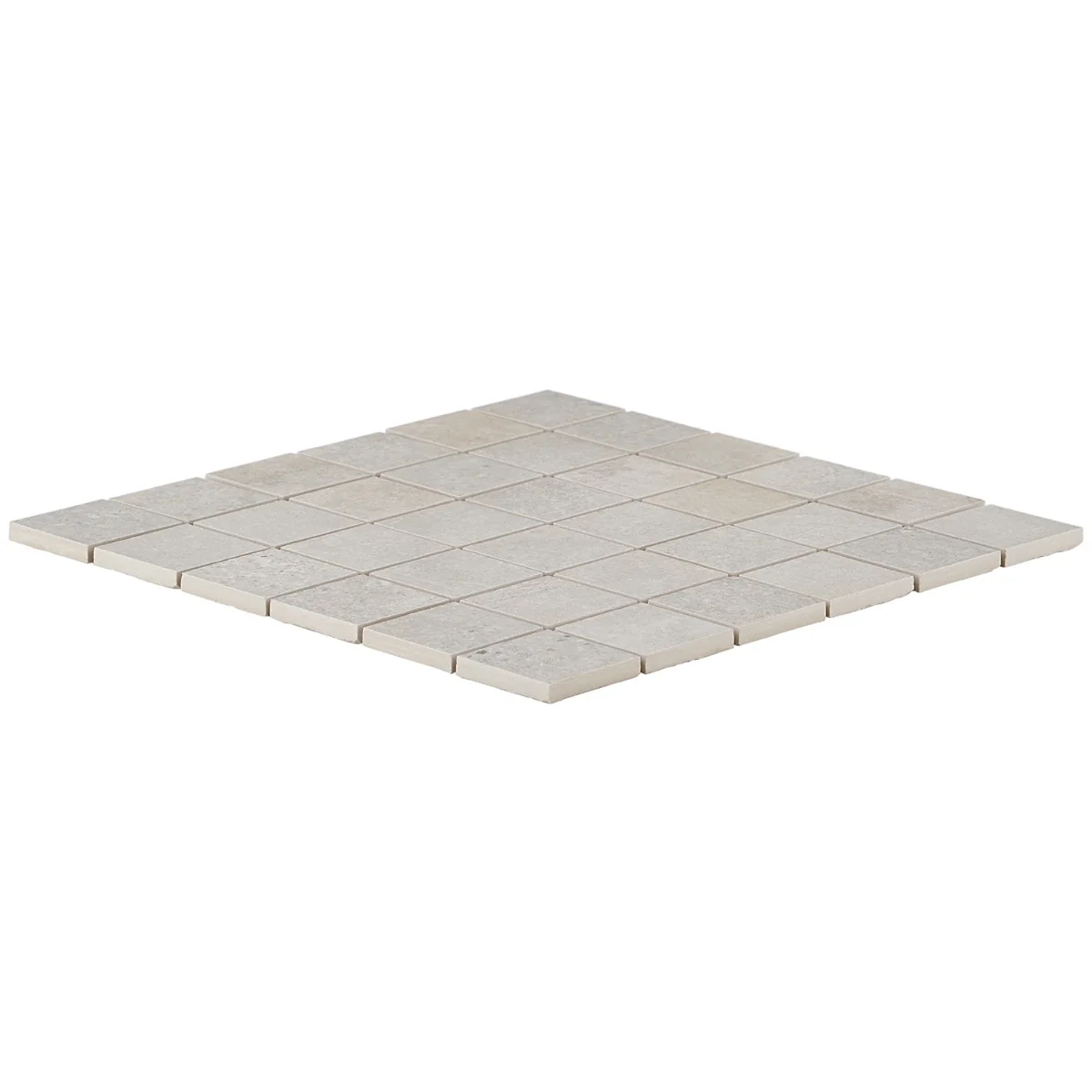 Bronx Argent Silver 2x2 Matte Porcelain Mosaic Tile - Durable Industrial Design - Image 7
