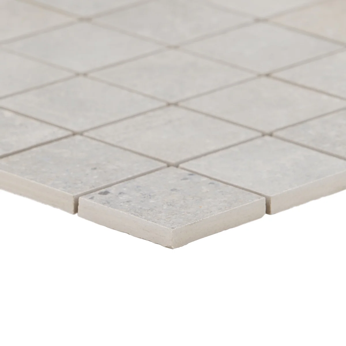 Bronx Argent Silver 2x2 Matte Porcelain Mosaic Tile - Durable Industrial Design - Image 8