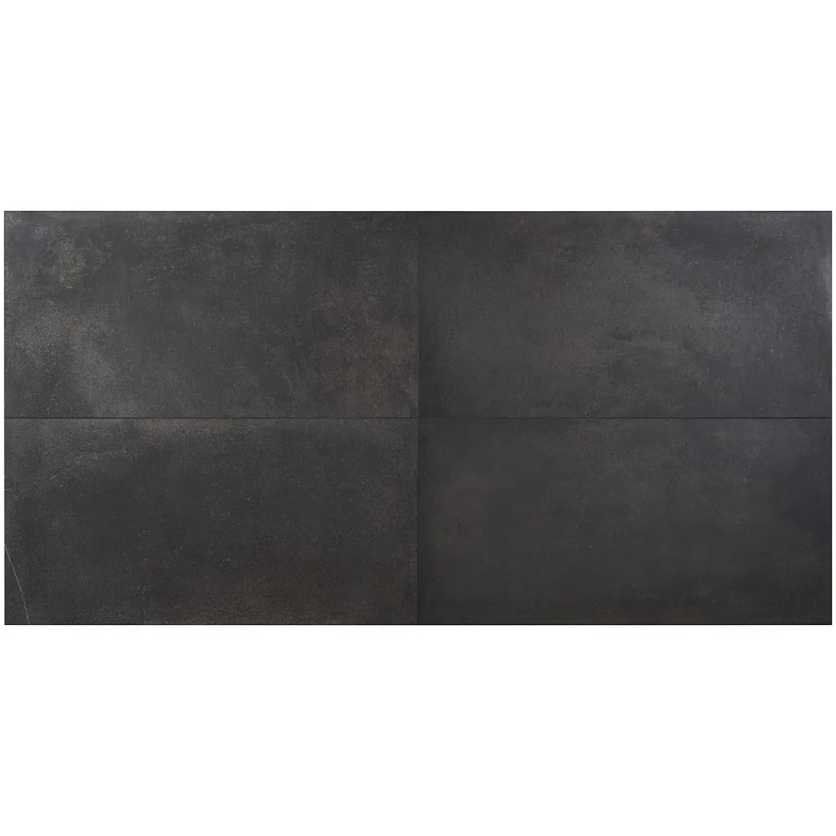 Bronx Black 24x48 Matte Porcelain Tile - Industrial Concrete Look - Image 3