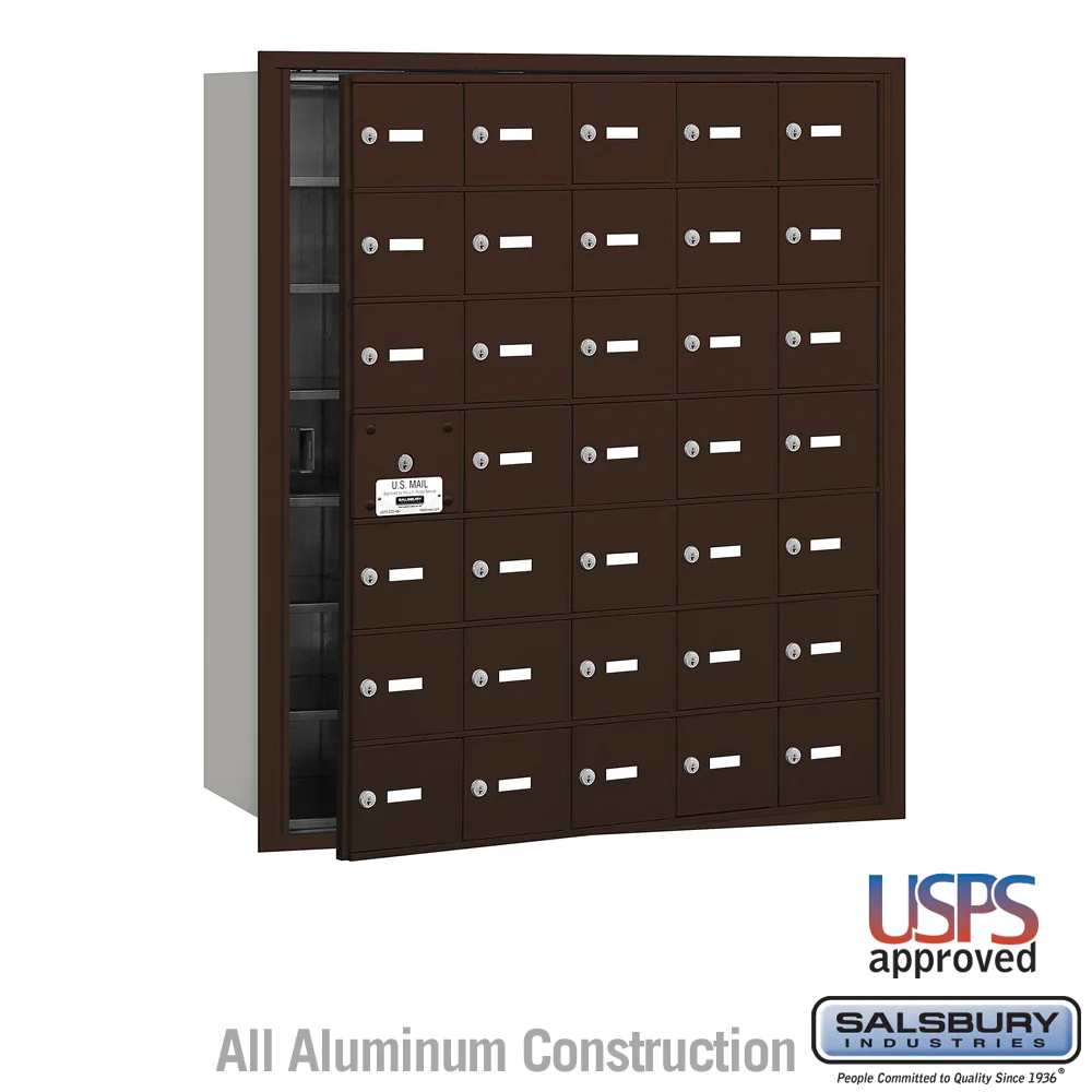 4B+ Horizontal Mailbox with 28 Doors - Rear Loading - USPS Approved - Image 4