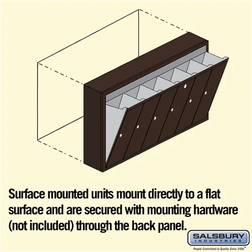 Bronze Vertical Mailbox with 3 Compartments and Private Access - Image 10