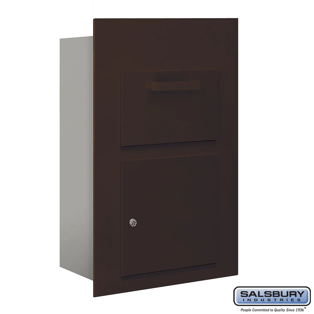 Bronze Collection Unit for 5-Door High Mailbox Units - Front Loading USPS Access