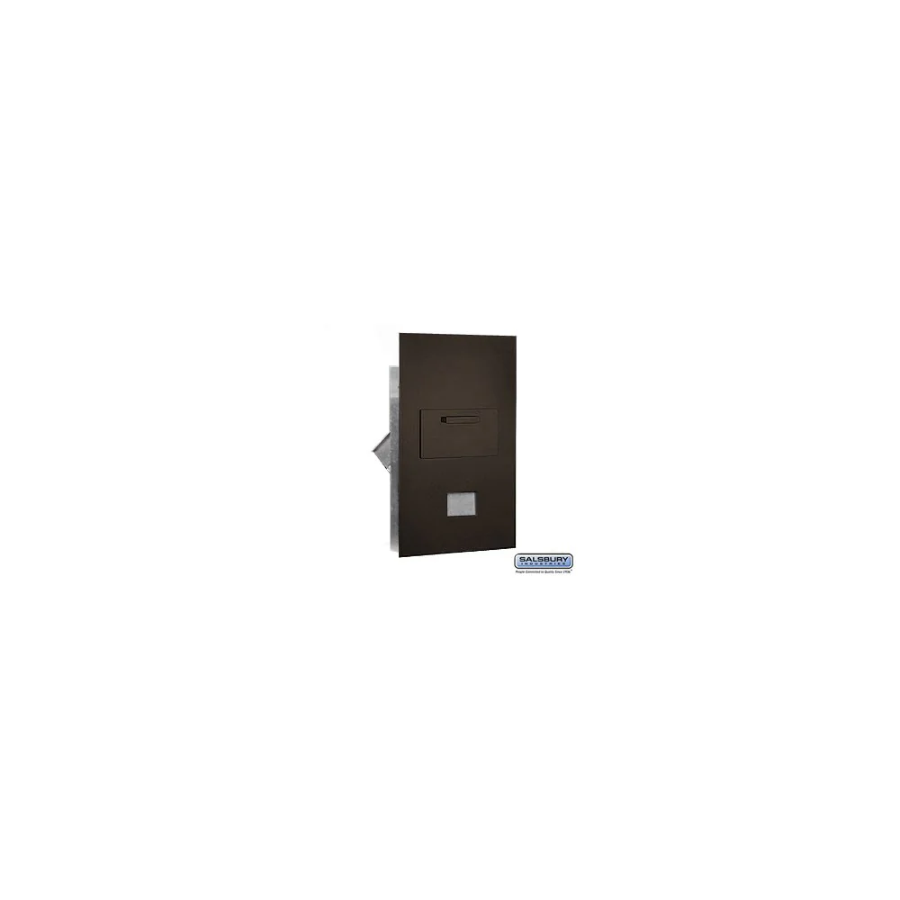 Bronze Rear Loading Mailbox Collection Unit for 6-Door High 4B+ Units