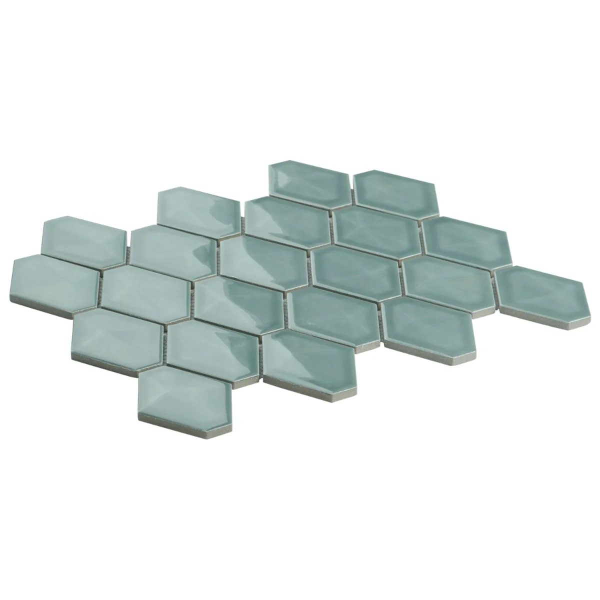 Brookline Diamond Marine Blue 3x4 Glossy Ceramic Mosaic Tile - Image 5
