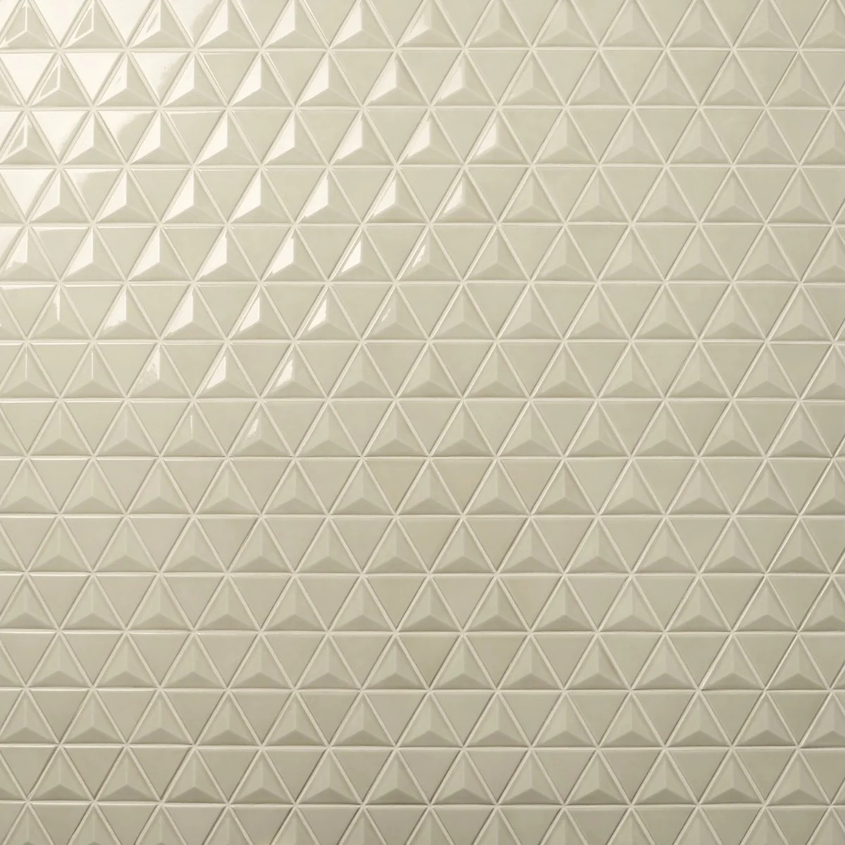 Brookline Triangle Celadon Green 4" Glossy Ceramic Mosaic Tile by Lux Tile - Image 2