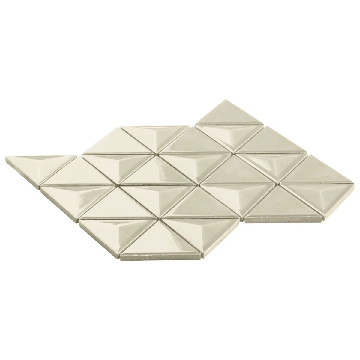 Brookline Triangle Celadon Green 4" Glossy Ceramic Mosaic Tile by Lux Tile - Image 5