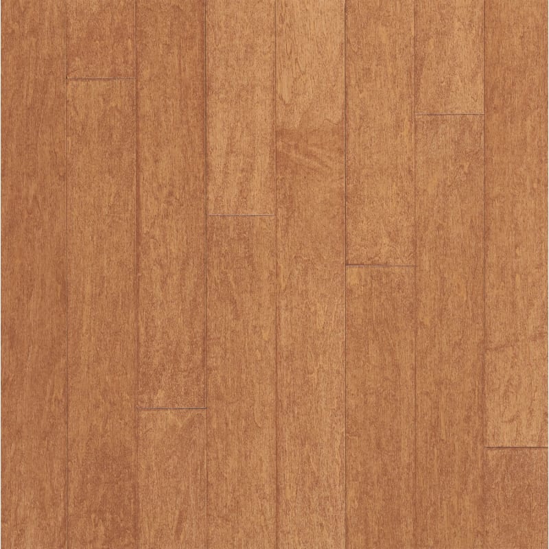 Bruce Turlington Lock & Fold 3" Engineered Hardwood Flooring, Smooth Maple, Amaretto – 22 sq. ft./Carton