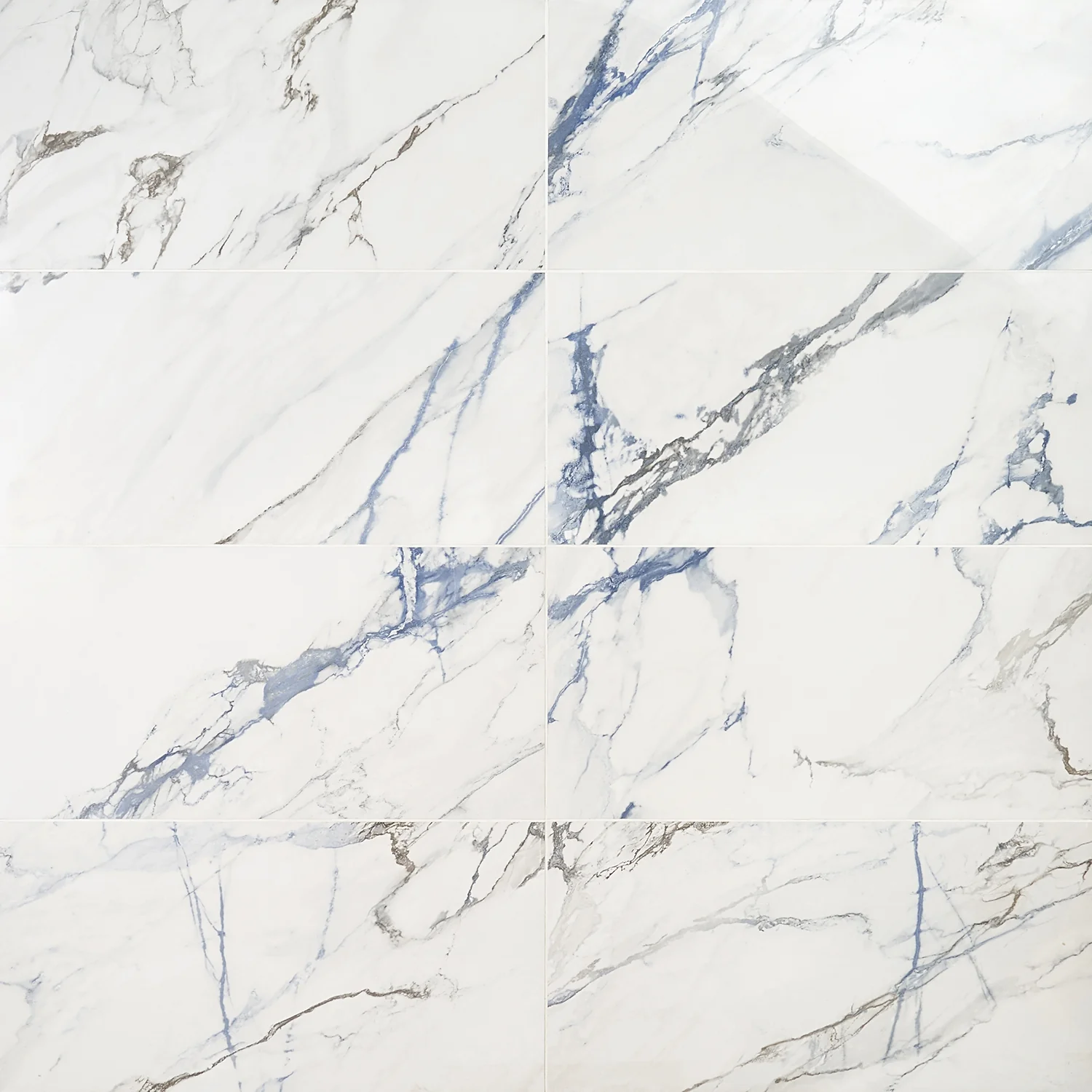 Calacatta Azur 12x24 Polished Porcelain Tile - Lux Tile - Image 2