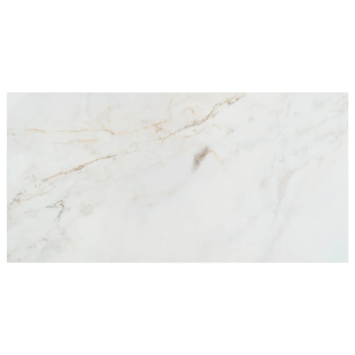 Calacatta Macchia White Gold 12x24 Marble Look Polished Porcelain Tile - Lux Tile - Image 4