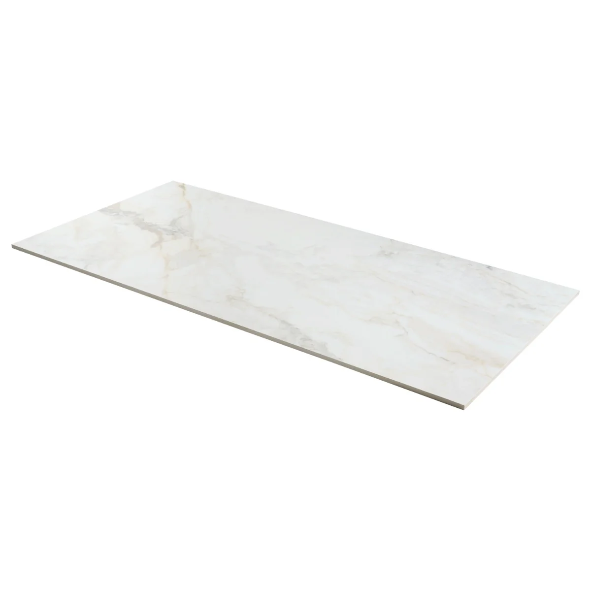 Calacatta Macchia White Gold 24x48 Marble Look Matte Porcelain Tile - Lux Tile - Image 5