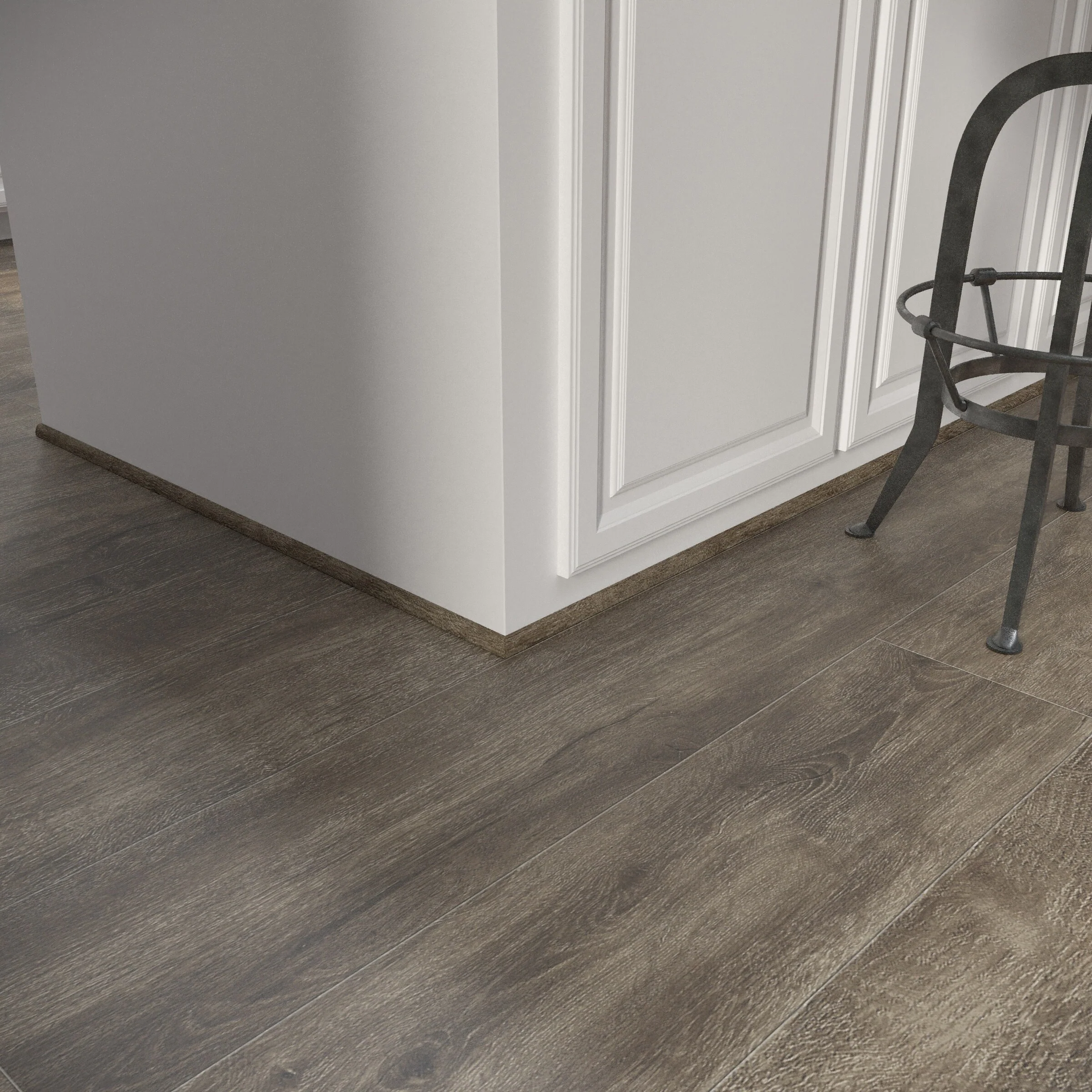 CALI 0.7-in x 72.83-in Offshore Oak Vinyl Floor Quarter Round - Image 2